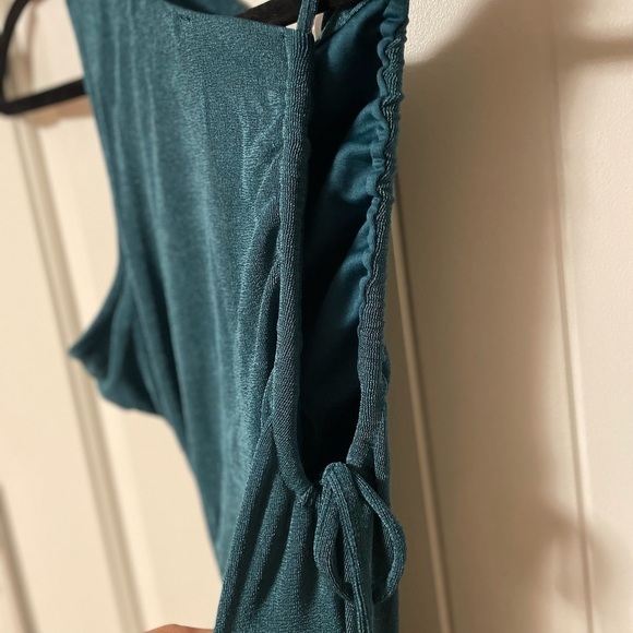 Forever 21 One Shoulder Spaghetti Strap Cutout Midi Dress - Picture 9 of 10